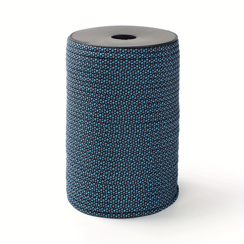 100 Meter Roll Up 328 Foot Nine Core Umbrella Rope With Multiple Colors Suitable For Tent Building, Backpack Storage, Clothes Drying, Bracelet Weaving, Hiking, Camping, Hiking Accessories, Binding Windproof Rope