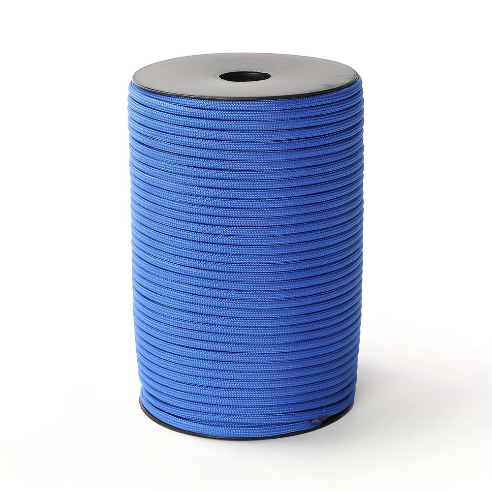 100 Meter Roll Up 328 Foot Nine Core Umbrella Rope With Multiple Colors Suitable For Tent Building, Backpack Storage, Clothes Drying, Bracelet Weaving, Hiking, Camping, Hiking Accessories, Binding Windproof Rope