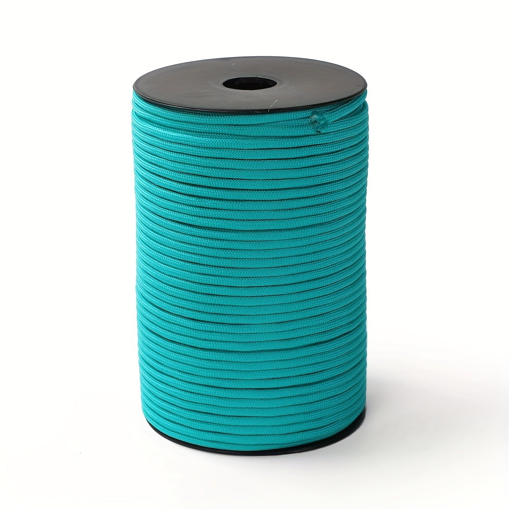 100 Meter Roll Up 328 Foot Nine Core Umbrella Rope With Multiple Colors Suitable For Tent Building, Backpack Storage, Clothes Drying, Bracelet Weaving, Hiking, Camping, Hiking Accessories, Binding Windproof Rope