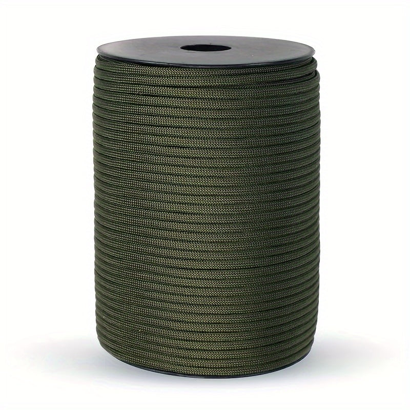 100m\u002F3937.01inch 9-Core Paracord Rope, 4mm Diameter, Polyamide Material, Fit, Tensile Strength Up to 5 lbs, for Outdoor Survival Gear, Camping Straps, and Umbrella Tent Lanyards